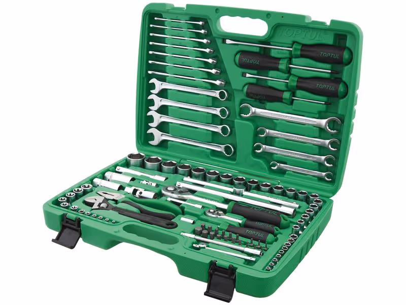 Coffret d'outils 1/4'' et 1/2'' (96 pc.)