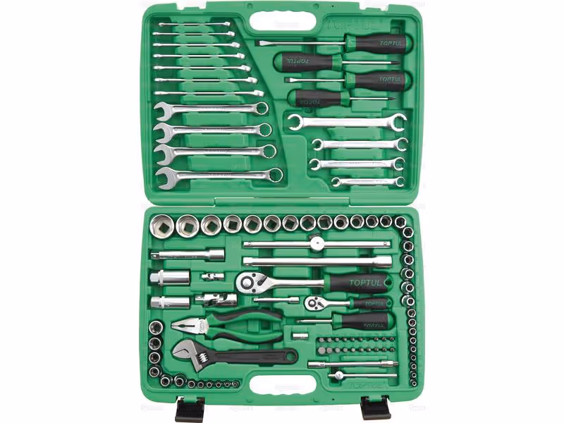 Coffret d'outils 1/4'' et 1/2'' (96 pc.)