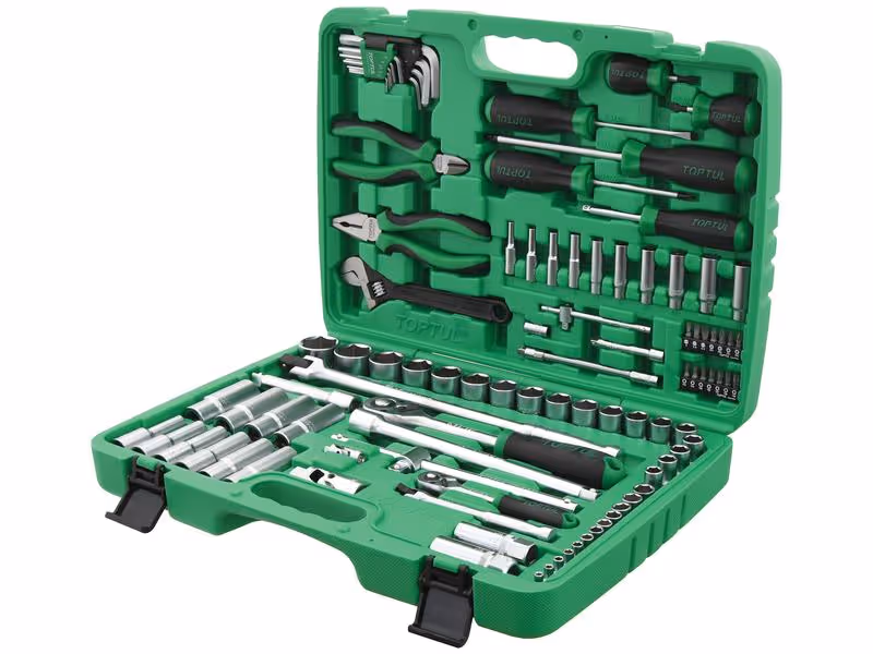 Coffret d'outils 1/4'' et 1/2'' (97 pc.)