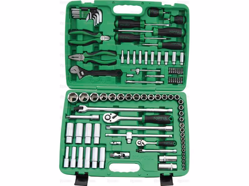 Coffret d'outils 1/4'' et 1/2'' (97 pc.)