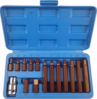 COFFRET DE 15 EMBOUTS DE VISSAGE HEX