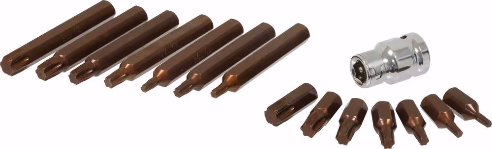 COFFRET DE 15 EMBOUTS DE VISSAGE TORX