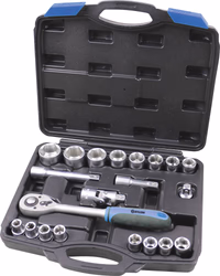 COFFRET DE 21 PCS - DOUILLES 1/2"