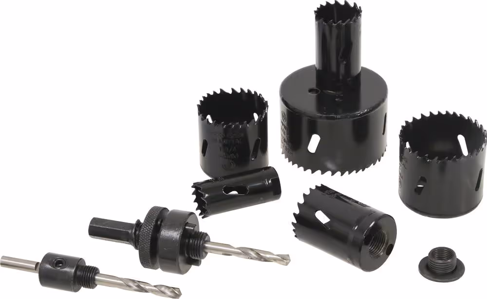 COFFRET DE 6 TREPANS BI-METAL COBALT 8% DIAM 22-29-35-44-51-68