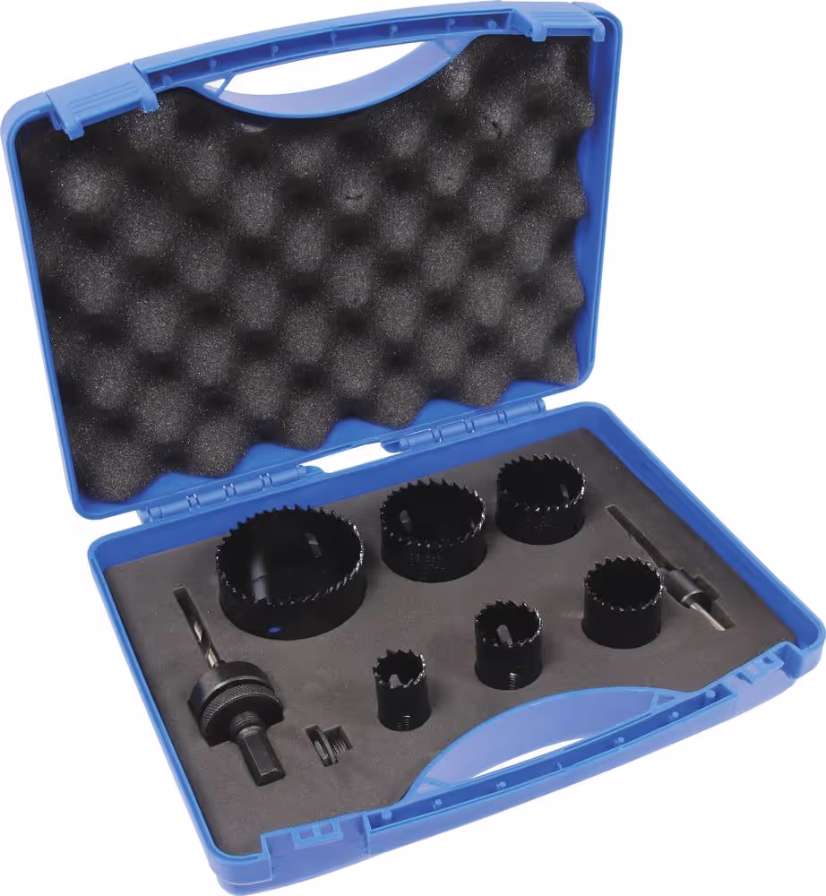 COFFRET DE 6 TREPANS BI-METAL COBALT 8% DIAM 22-29-35-44-51-68