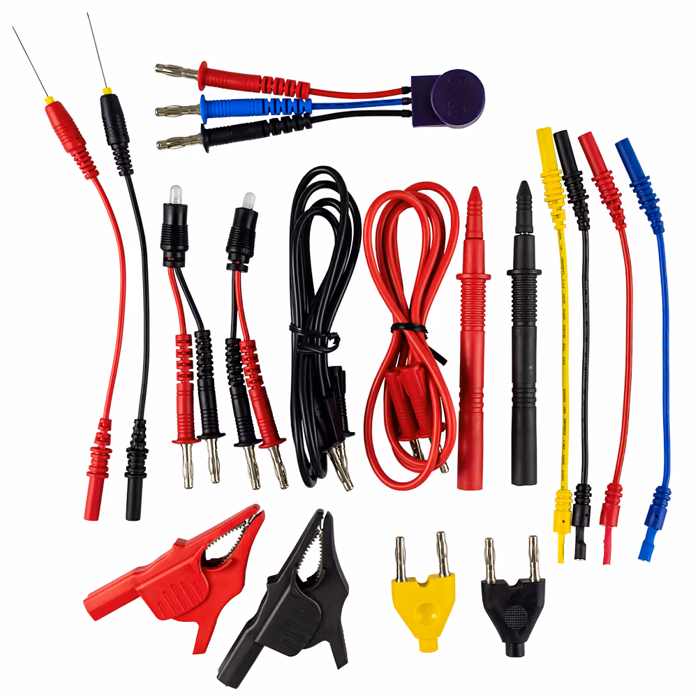 Coffret de conecteurs et accessoires pour multimetre