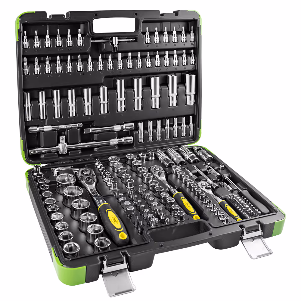 Coffret de douilles 179 pièces 6 pans - chrome