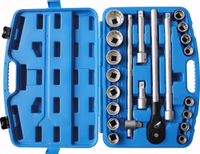 COFFRET DE DOUILLES 3/4" 12 PANS - 21PC