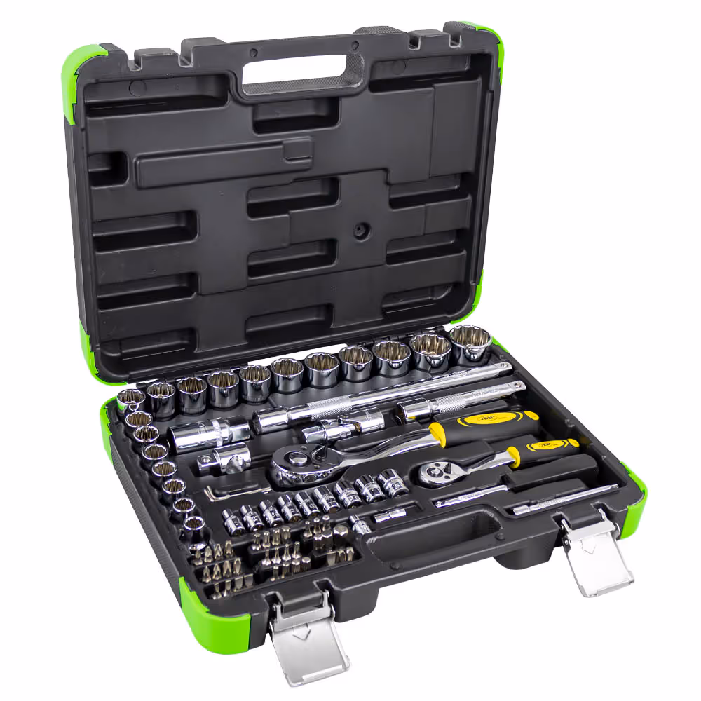 Coffret de douilles 74 pieces 12 pans