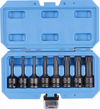 COFFRET DE DOUILLES A CHOC XZN 1/2" DE M5 A M18 8 PCS