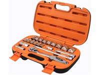 Coffret de douilles et clé à cliquet 1/2'' (21 pièces)
