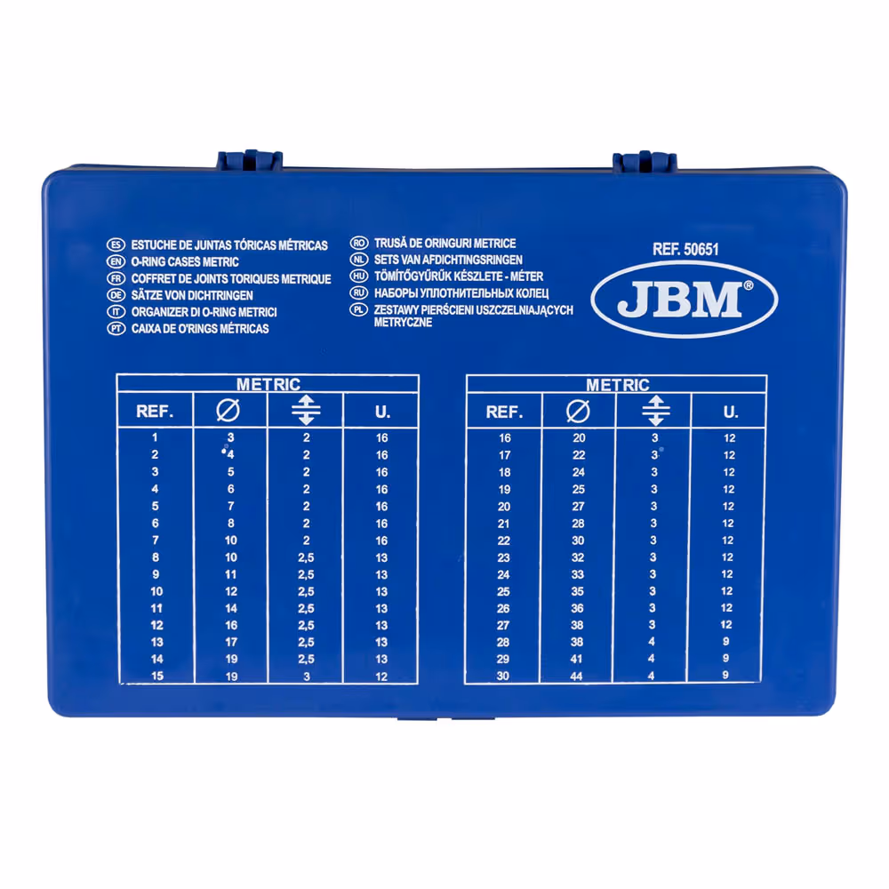 Coffret de joints toriques metrique