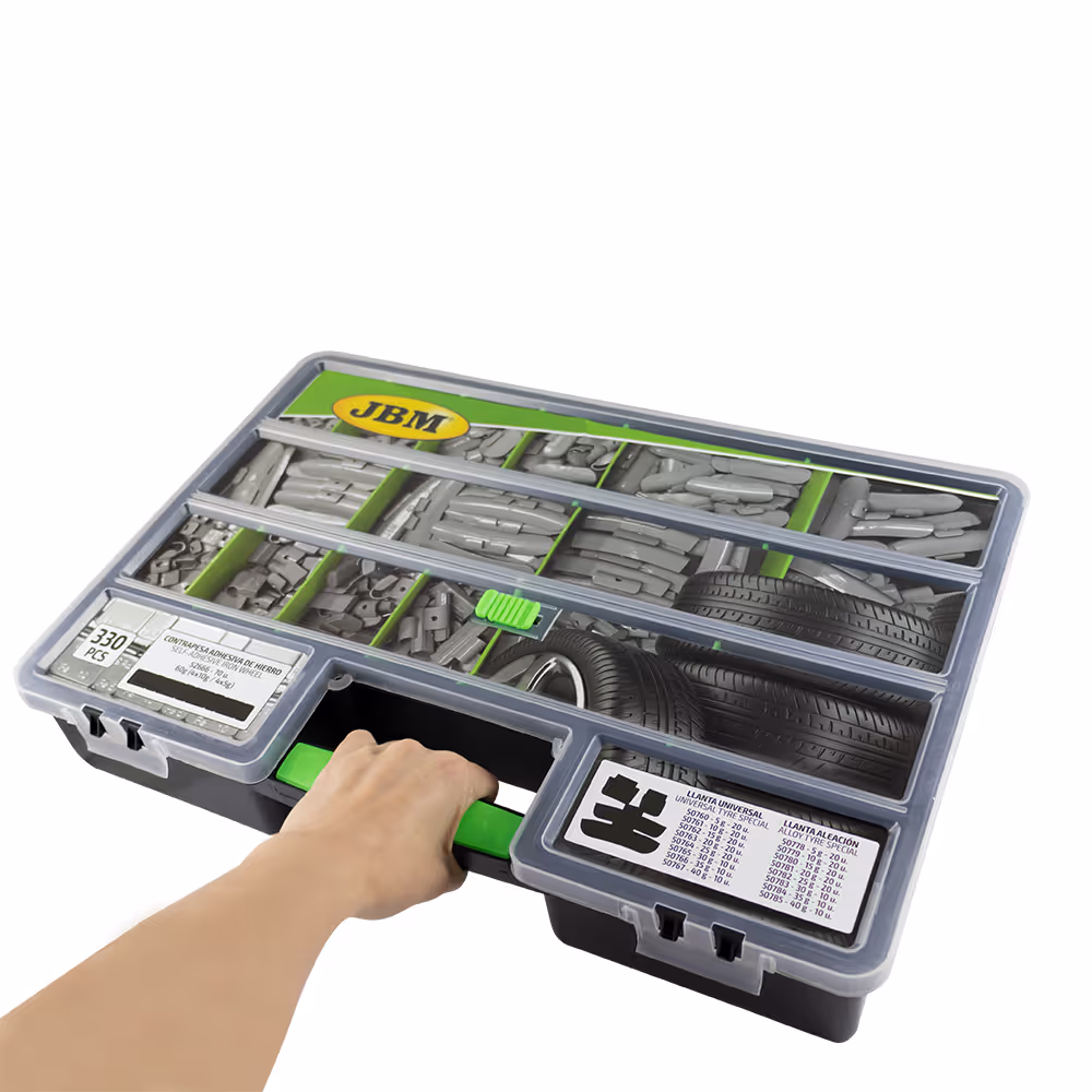 Coffret de masses universelle autocollantes