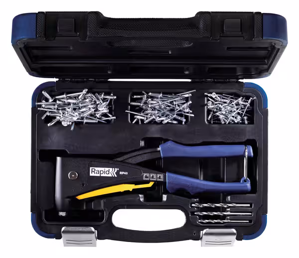 Coffret de rivets aveugles avec pince Rapid RP40 Multi