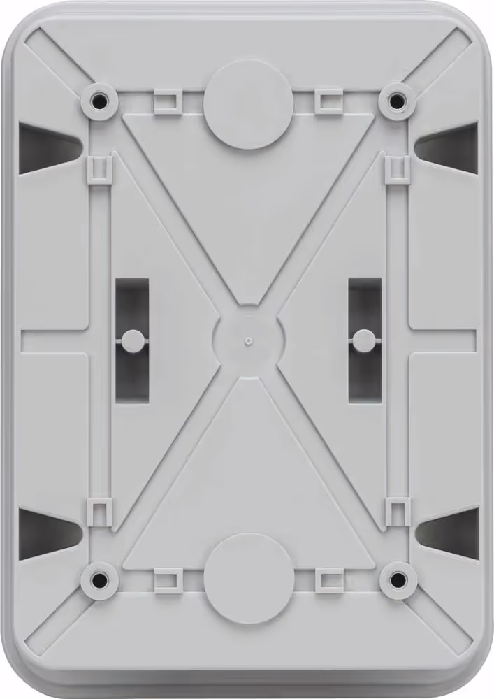 COFFRET ETANCHE 4 MODULES GRIS IP65+BORNIER