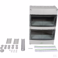 Coffret IP55/24 modul./2 rang.