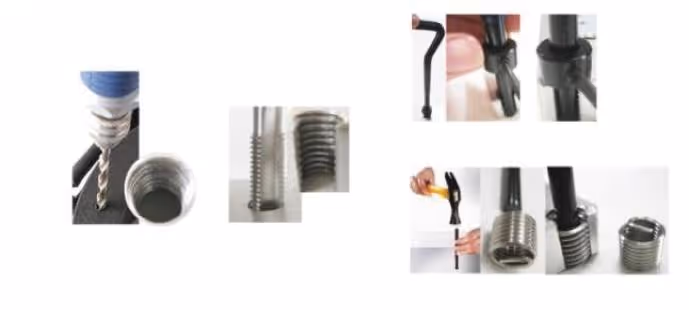 Coffret kit reparation filetage m5 a m12