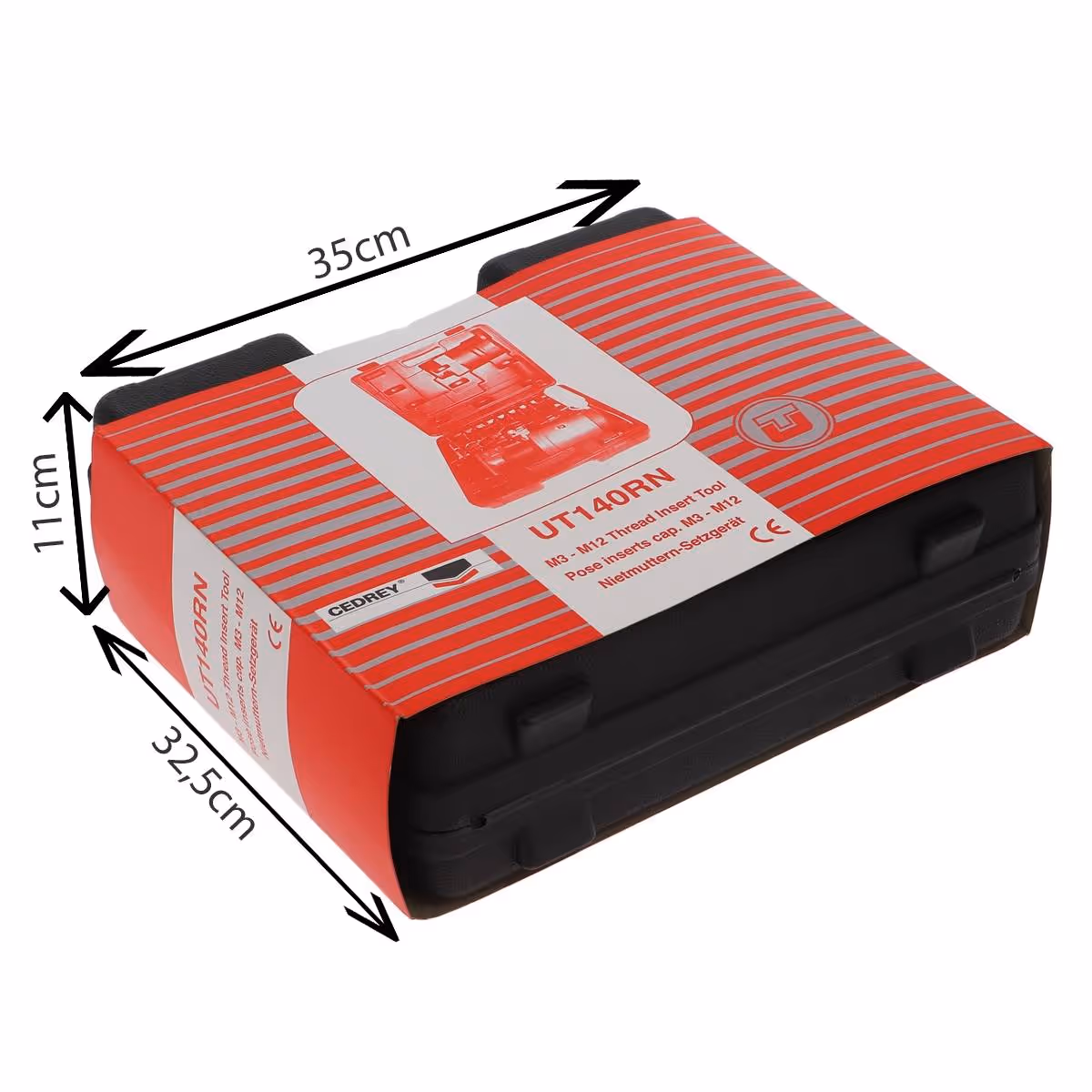 Coffret pose insert m3-m12 hydro pneumatique