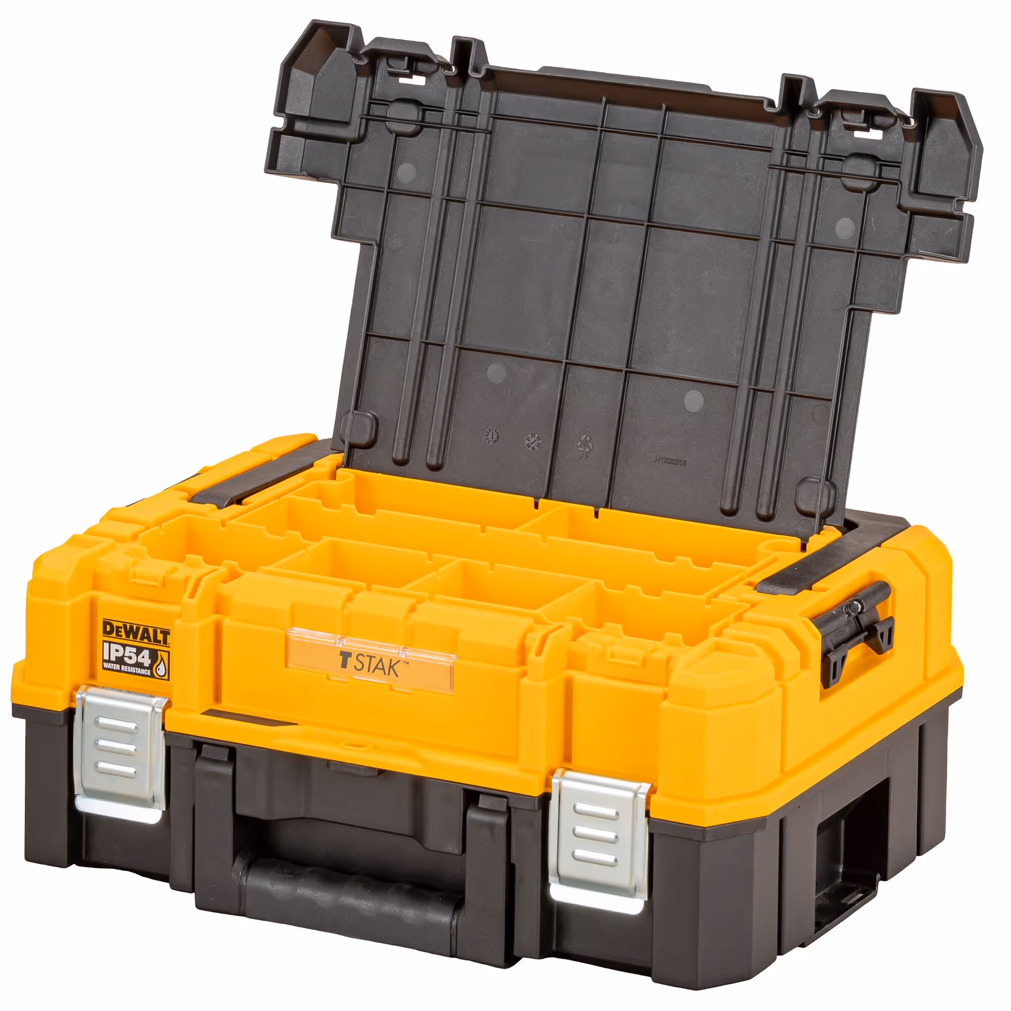Coffret TSTAK IP54 - petite contenance avec organiseur supérieur et longue poignée supérieure 