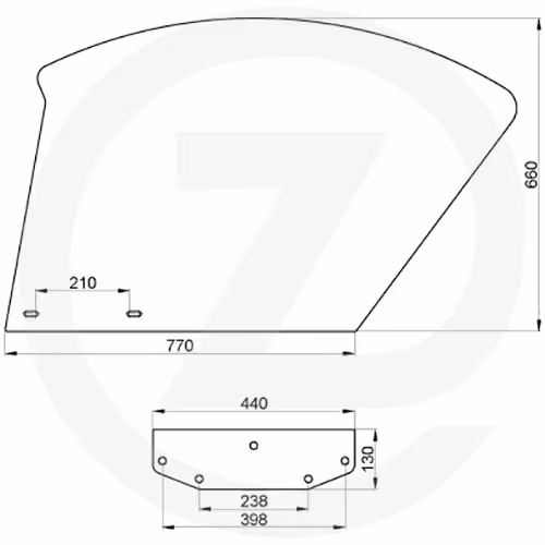 Coiffe de protection ø 40 x 62 x 6 mm