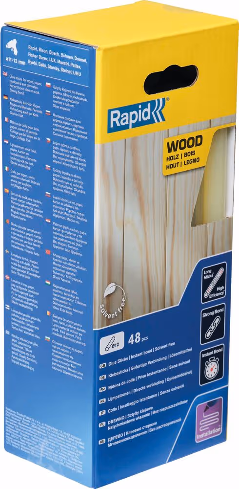 COLLE A BOIS - BOITE DE 48 BATONS