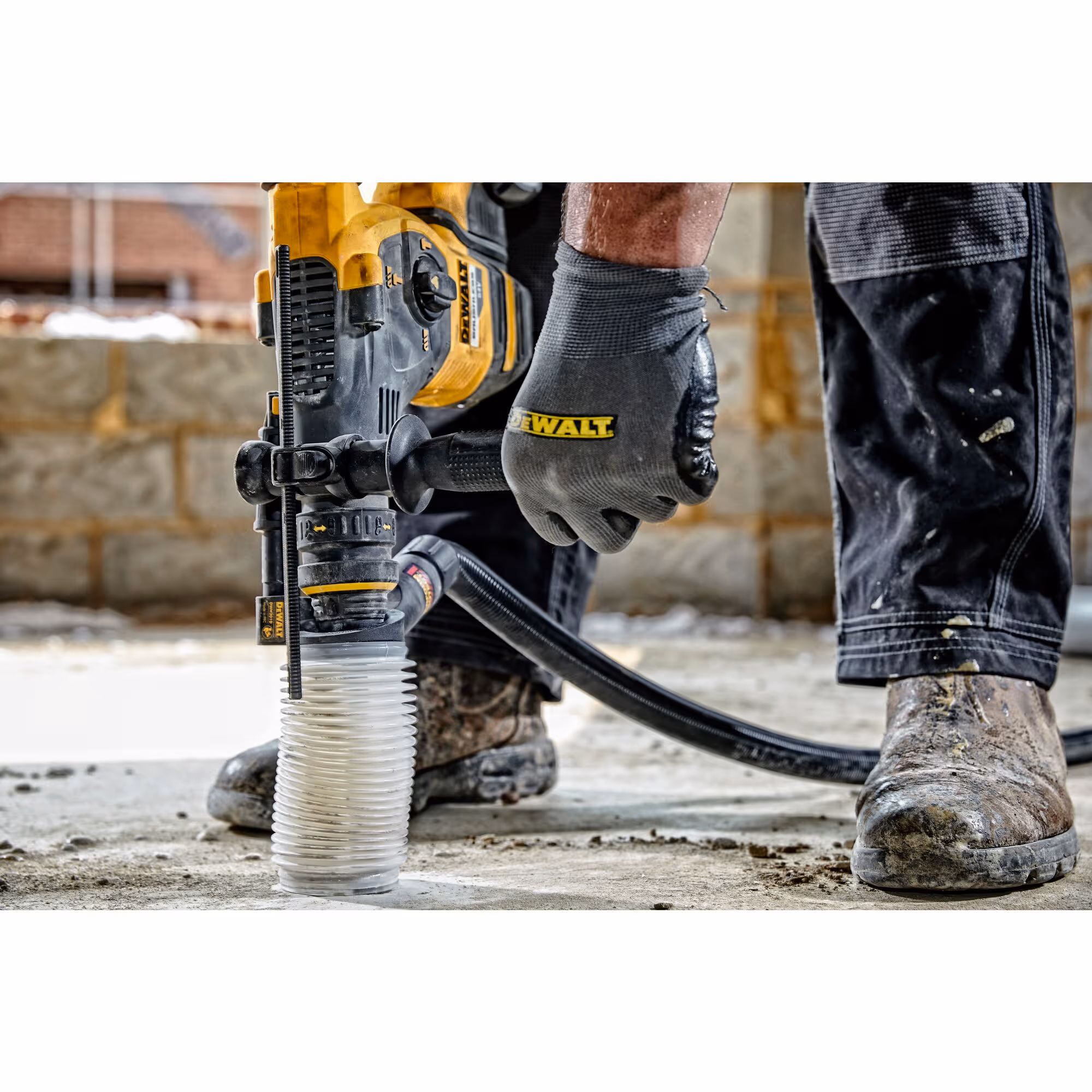 Collecteur de poussières pour perforateur SDS-plus