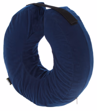 Collerette pour chien gonflable bleue, 25-35cm