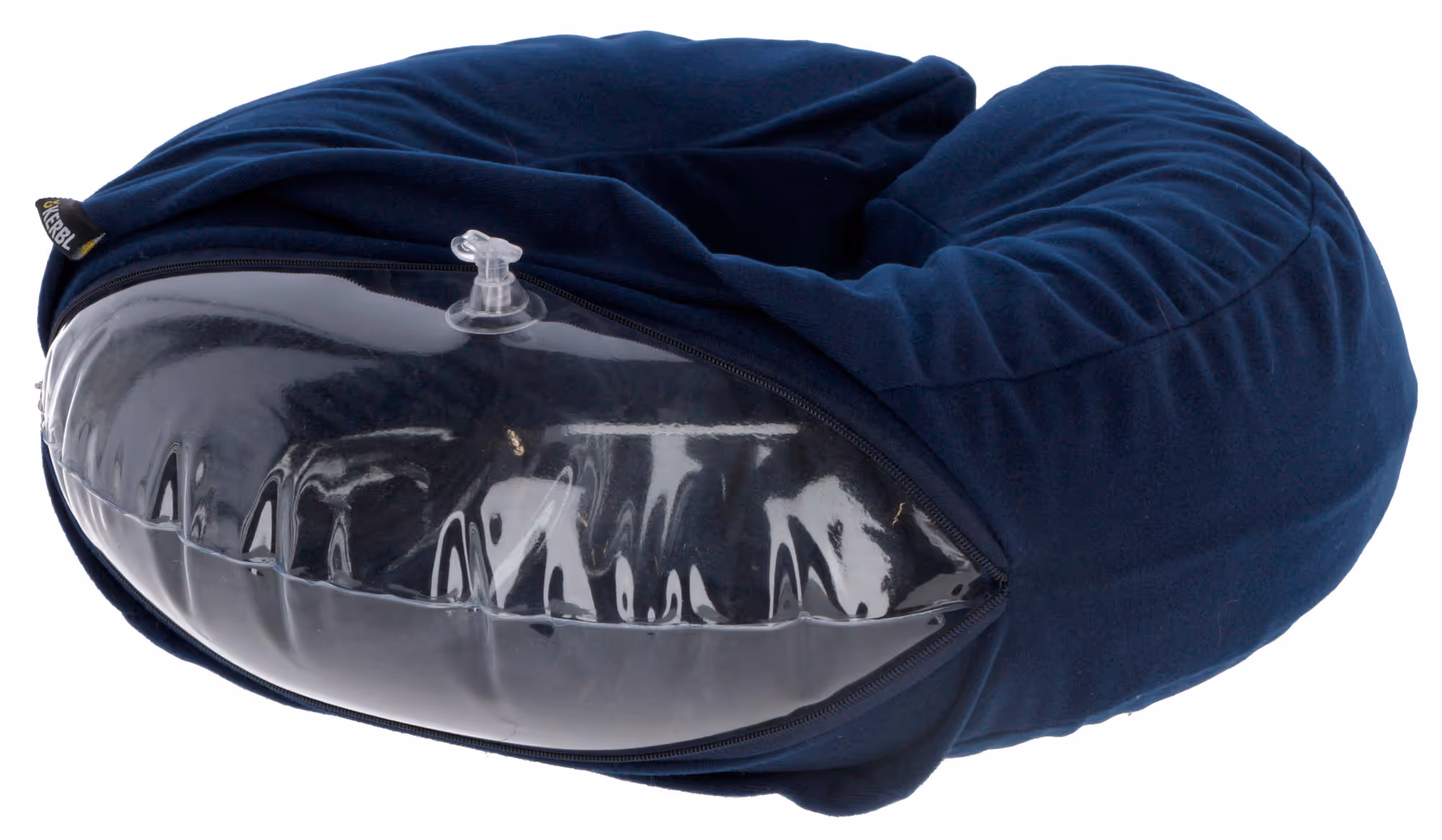 Collerette pour chiens gonflable bleue, 18-30cm