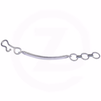 Collier 3 bagues 2 liens plats 780mm