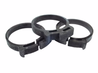 Collier cranté plastique, Ø minimum18mm, max. Ø22mm - Vendu par 25