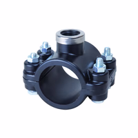 Collier de prise en charge à 4 vis inox Ø76mm à 40mmx49mm