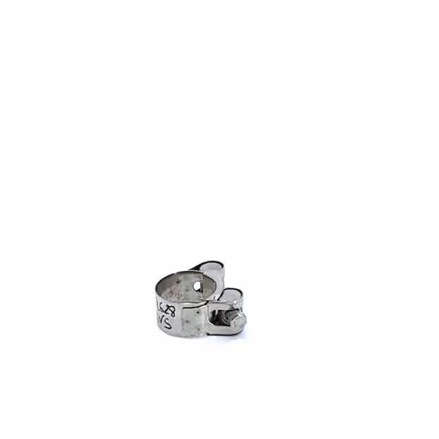 Collier tuyau pulverisation de serrage inoxydable 26-28mm Adaptable