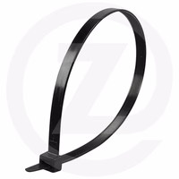 Collier de serrage nylon noir 12.6 x 500 mm - 50 pcs