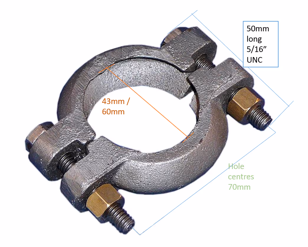 Collier échap TEA Ford New Holland CAPN5200A adaptable