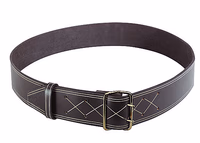 Collier cloche vache - Ukal - Cuir noir 125x6cm