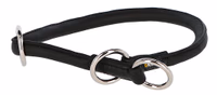 Collier étrangleur pour chien Roma, noir, 50cm, 8mm