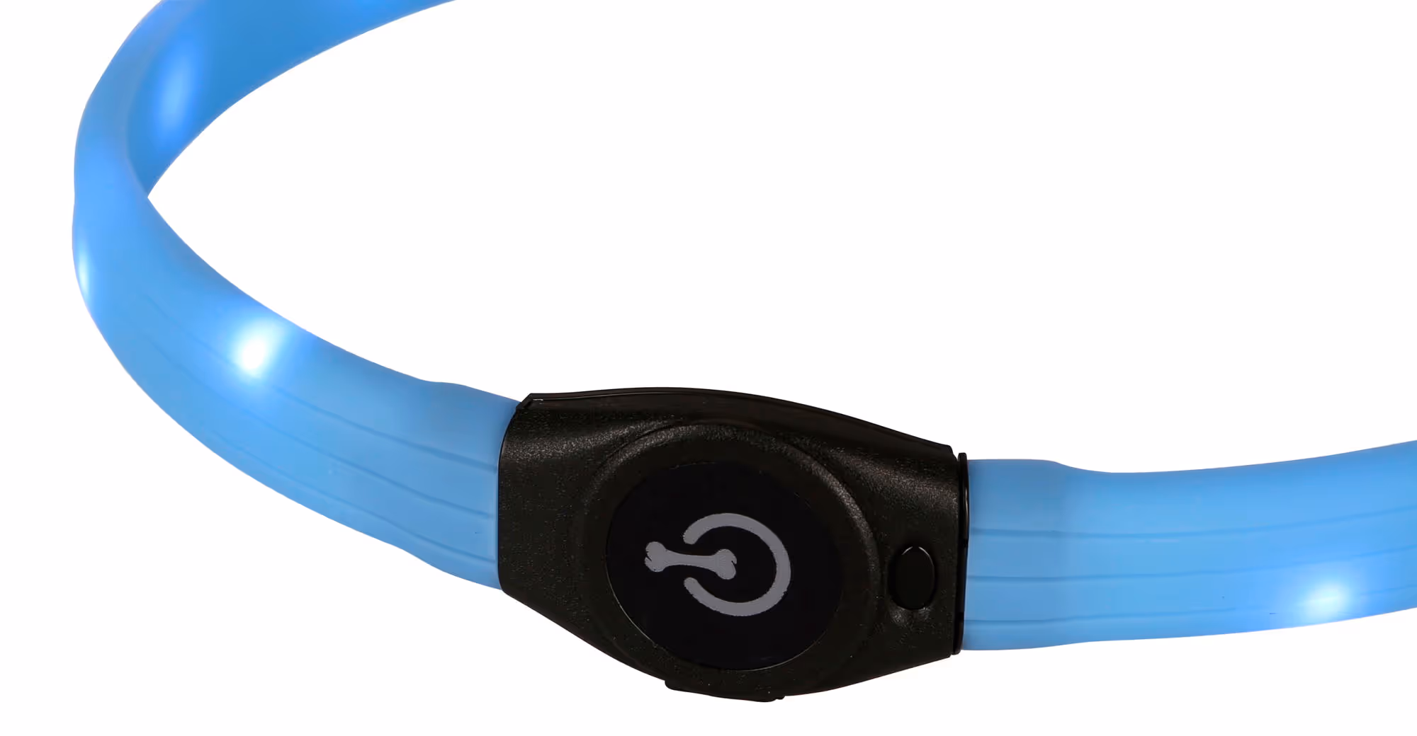 Collier LED Maxi Safe bleu, -65cm, 10mm