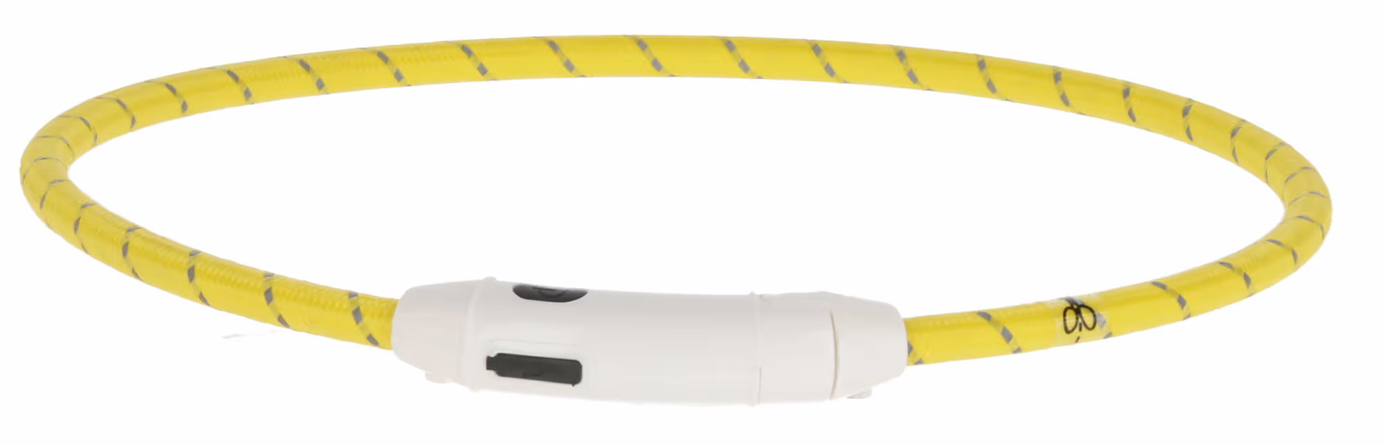 Collier LED Maxi Safe jaune, -65cm, 10mm