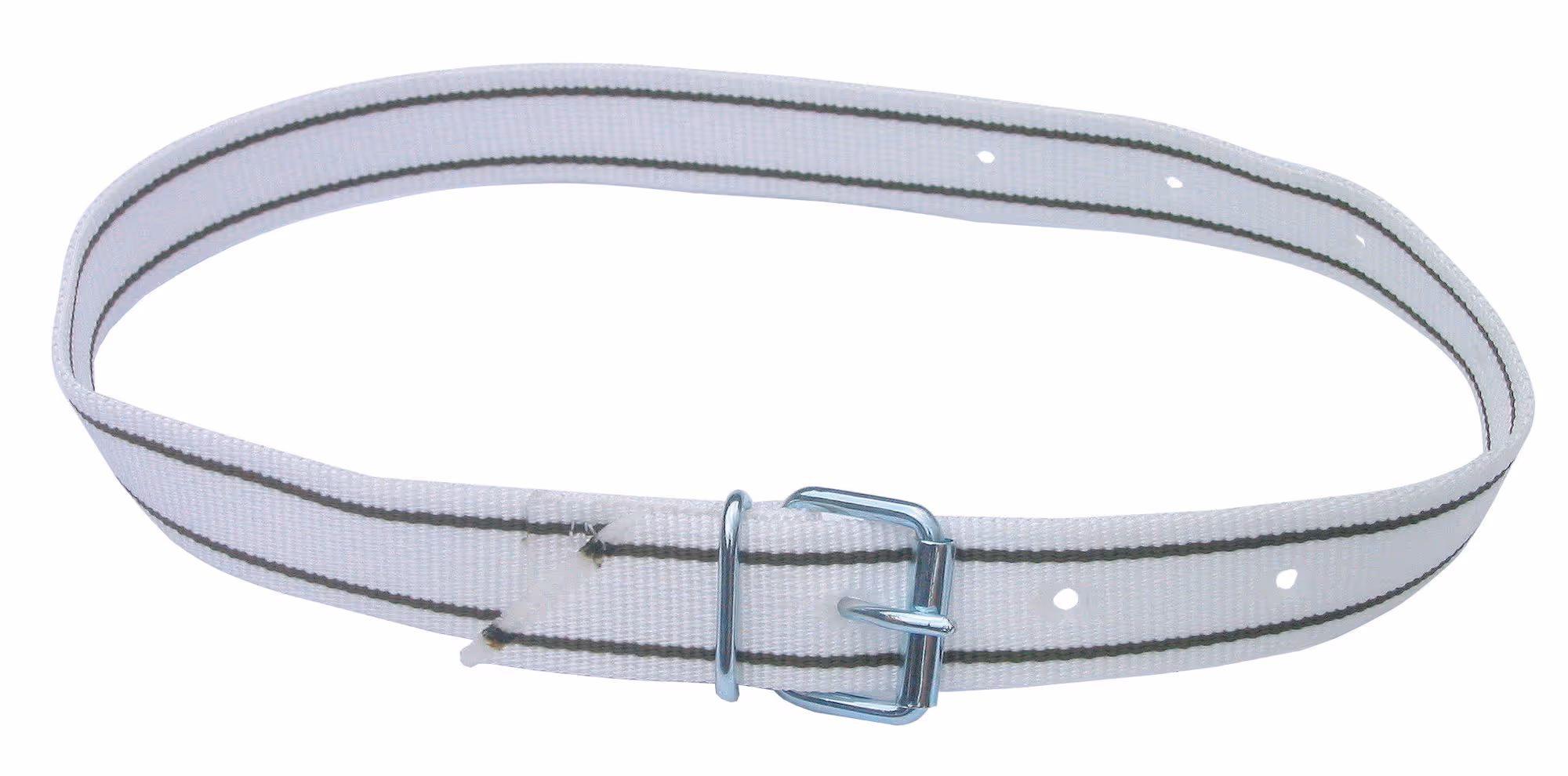 Collier marquage noir blanc 120cm avec fermoir boucle