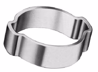 Collier tuyau pulverisateur 15x18mm en acier (Blister de 10)