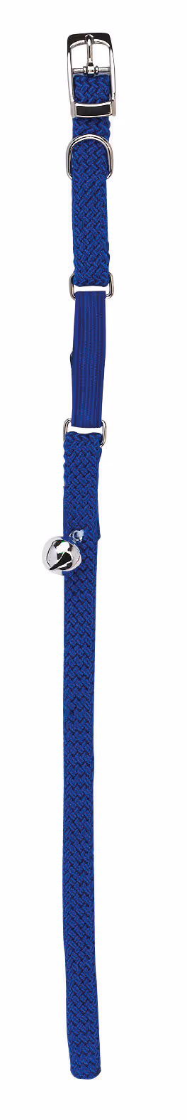 Collier pour chat en nylon bleu, 30cm