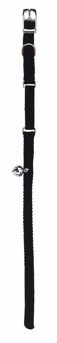 Collier pour chat en nylon noir, 30cm