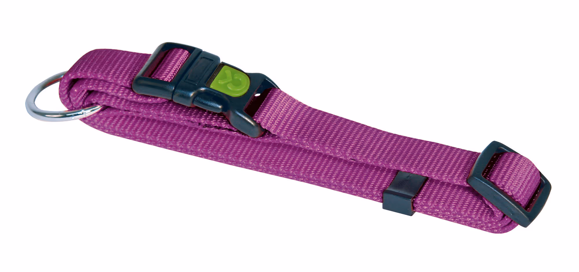 Collier pour chien Miami violet, 15 mm, 30 - 45 cm
