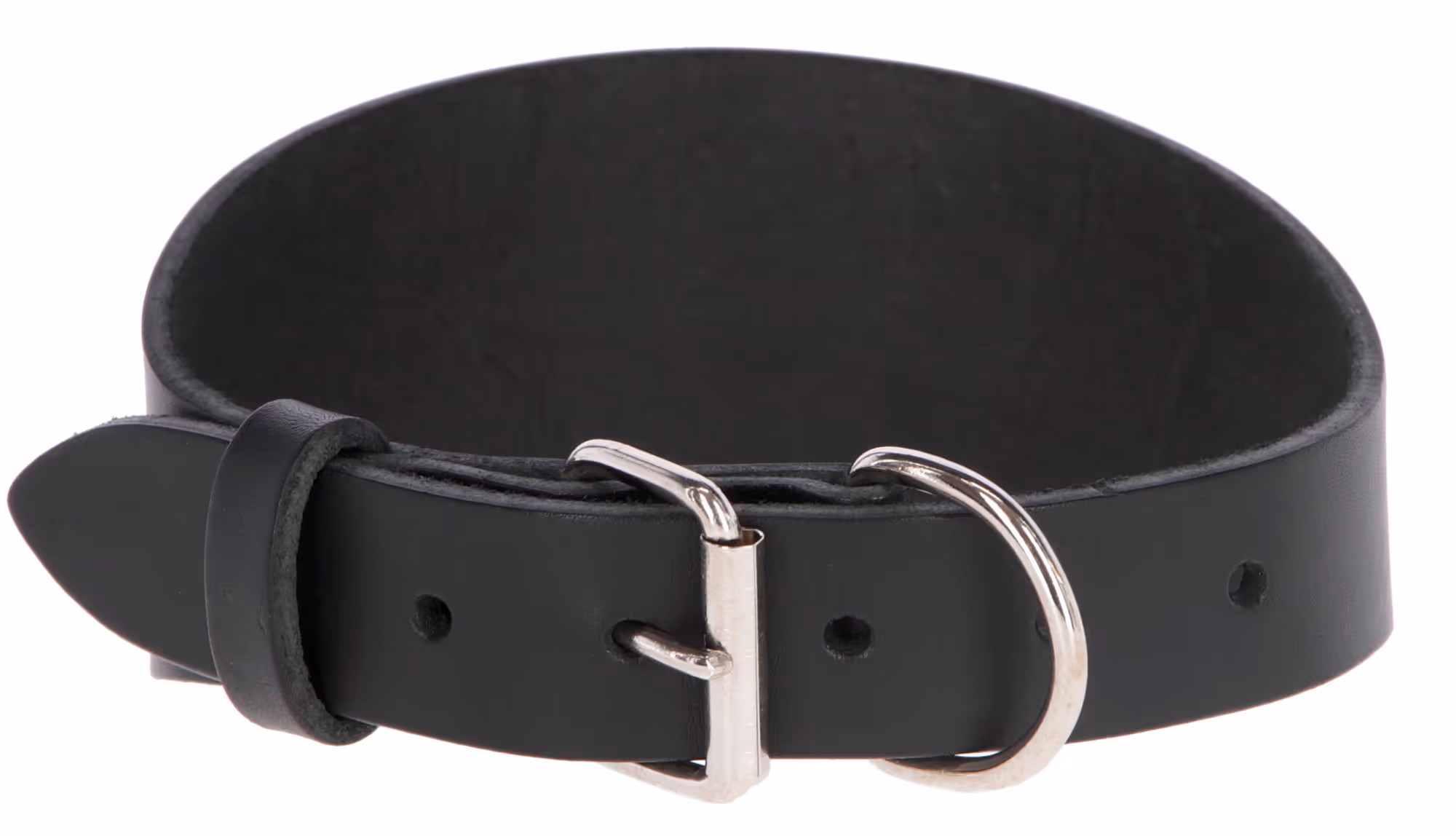 Collier pour lévriers Mexica noir, 40cm, 1,5cm