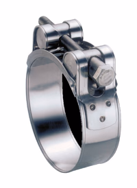 Collier tuyau pulverisateur Tourillon 63x68mm en inox Adaptable