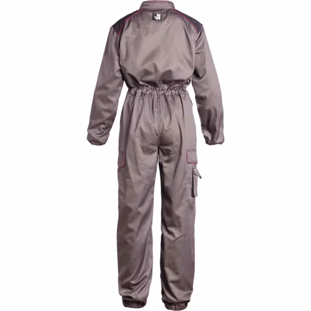 Combinaison de travail double zip femme alice gris/rose 2xl