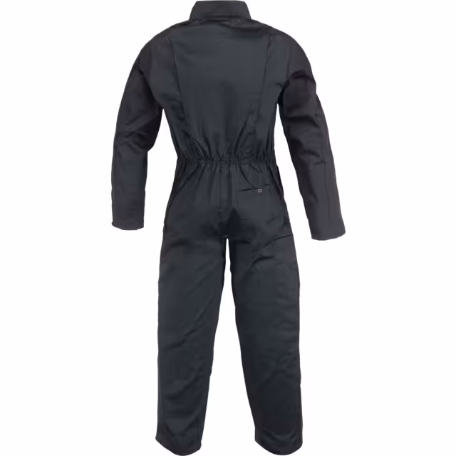 Combinaison double zip 65% polyester 35% coton 6 poches 2xl noir