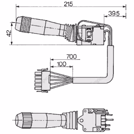 Commutateur multifonction Klaxon et feux avant New Holland 5167258