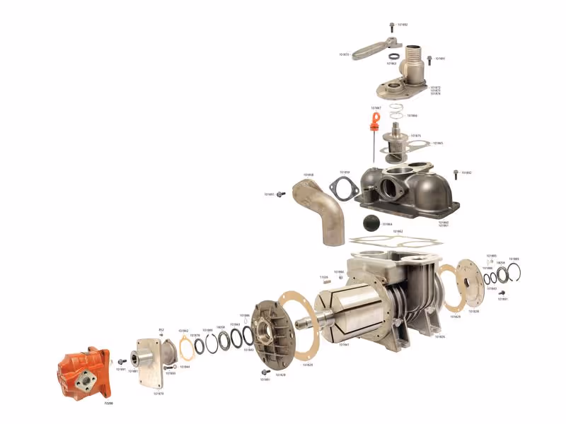 Compresseur - MEC8000H - Entrainement hydraulique - 1000 RPM - ref 9360754001