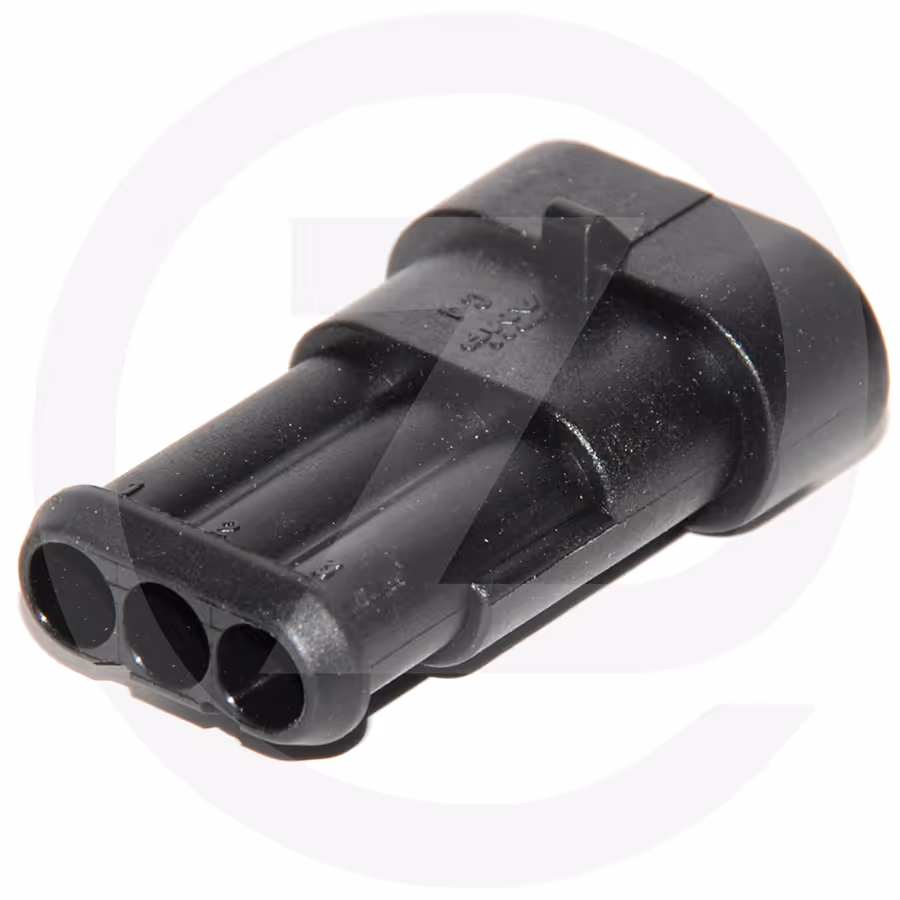 Con. superseal 1.5 mm femelle pour cosse male - 3 poles